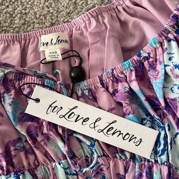 NWT For Love and Lemons Belize crop top - Picture 3 of 7